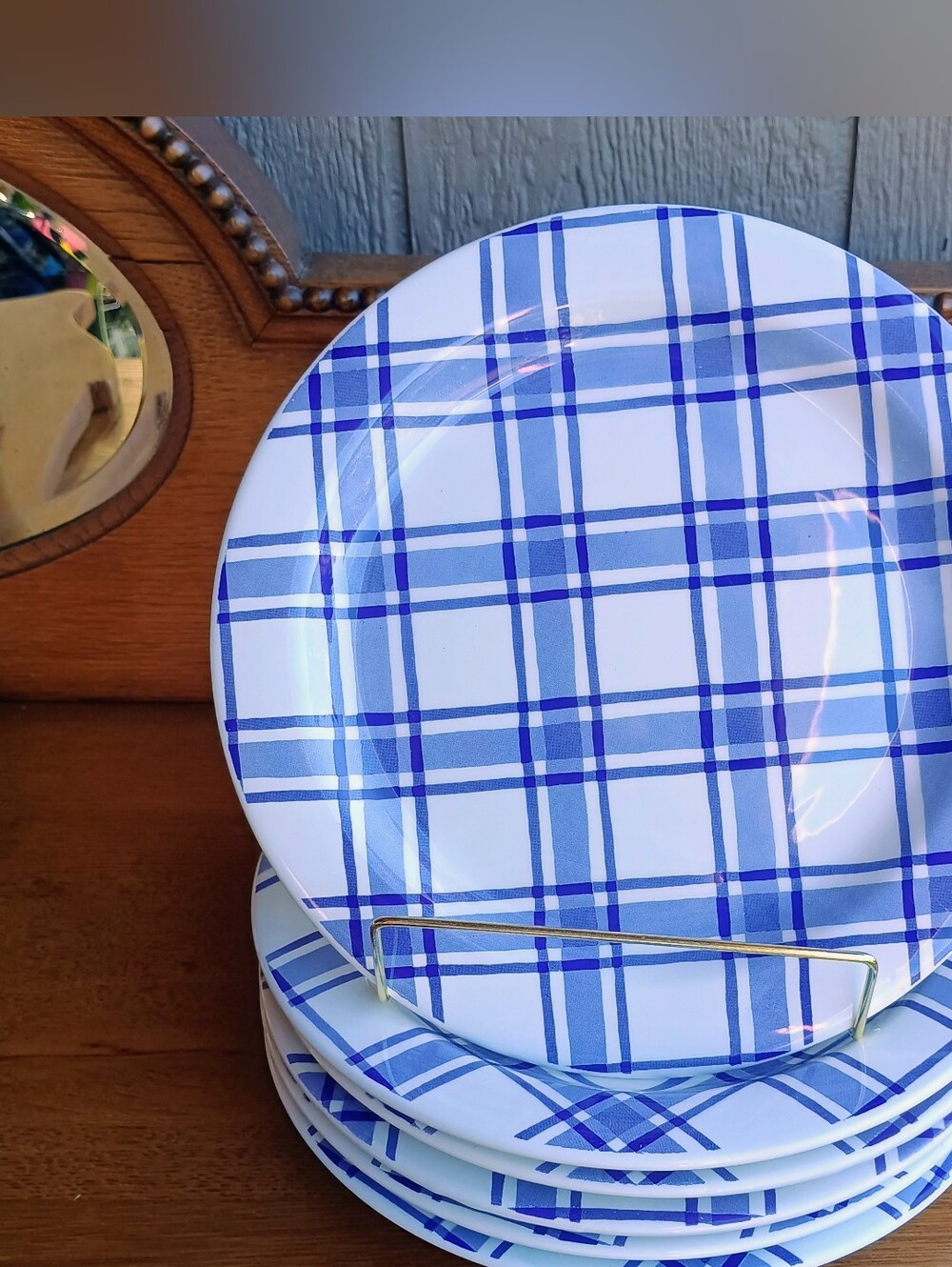 Vintage Ceramica Quadrifoglio Dinner Plate (Set Of 6)